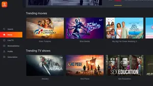 Waka TV home rows with movies and TV shows on a phone screen